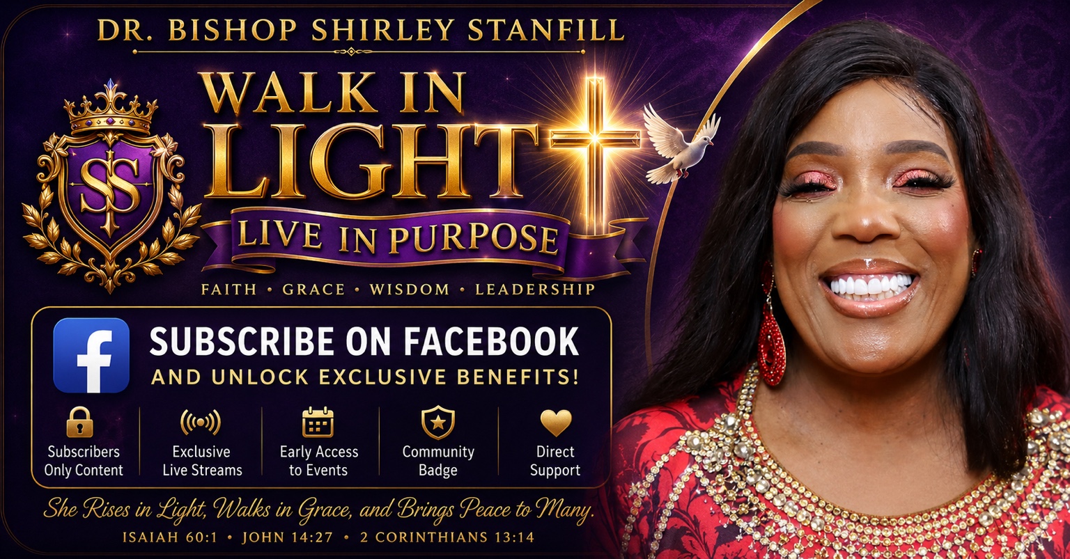 Dr. Bishop Shirley Stanfill media branding